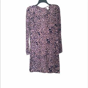 H&M animal print viscose dress